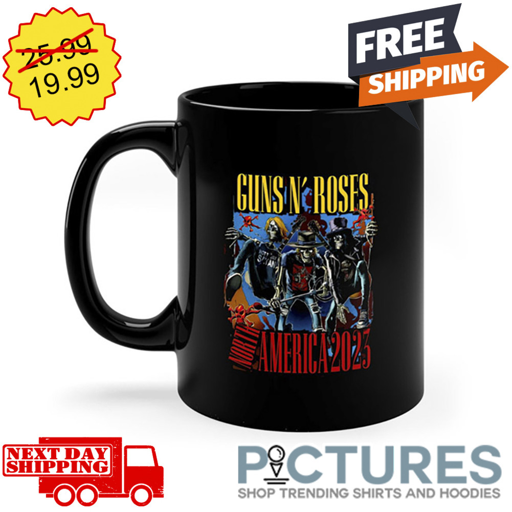 Guns NRoses 2023 North American Rock Band mug