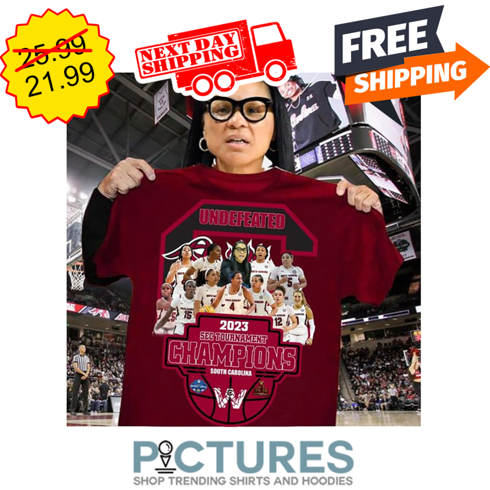 Undefeated 2023 SEC Tournament Champions South Carolina shirt