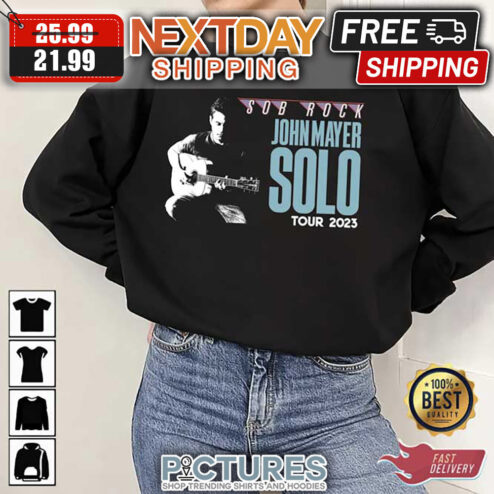 John Mayer Solo Sob Rock Tour 2023 shirt