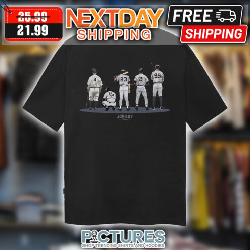 Aaron Judge Don Mattingly Derek Jeter Thurman Munson Lou Gehrig New York Yankees Team MLB shirt