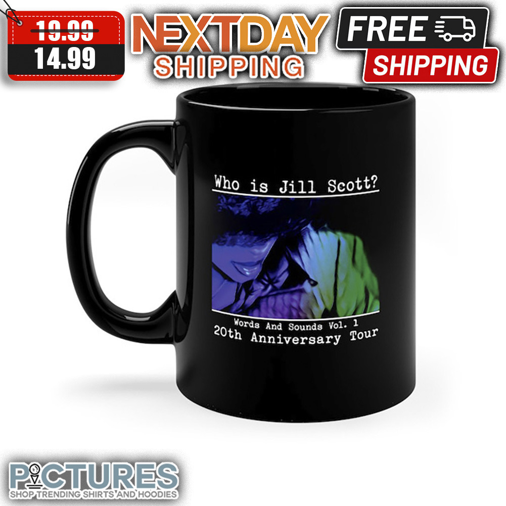 Who is Jill Scott Wods And Sounds Vol.1 20th Anniversary Tour 2023 Mug Who is Jill Scott Wods And Sounds Vol.1 20th Anniversary Tour 2023 Mug