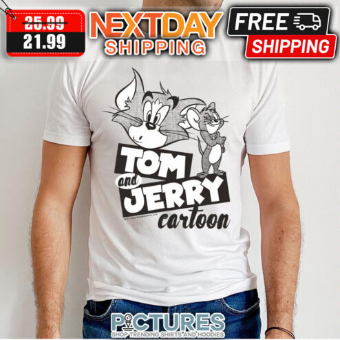 Black And White Tom And Jerry Cartoon shirt