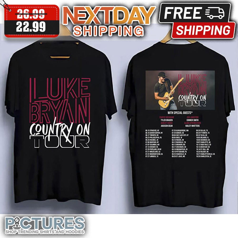 Luke Bryan With Special Guests Country On Tour 2023 Shirt Luke Bryan With Special Guests Country On Tour 2023 Shirt