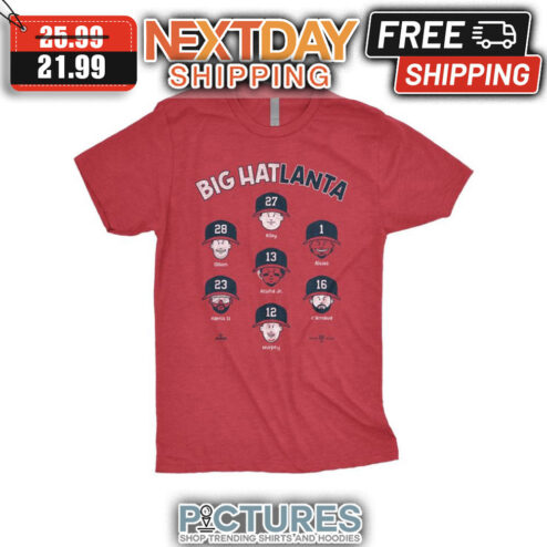 Big Hatlanta Atlanta Braves Players MLB shirt