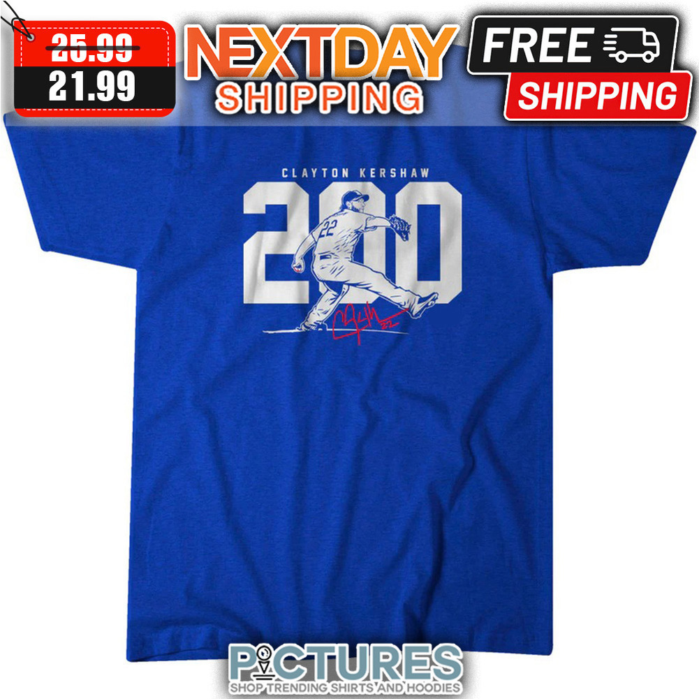 Clayton Kershaw 200 Los Angeles Dodgers MLB Signature shirt