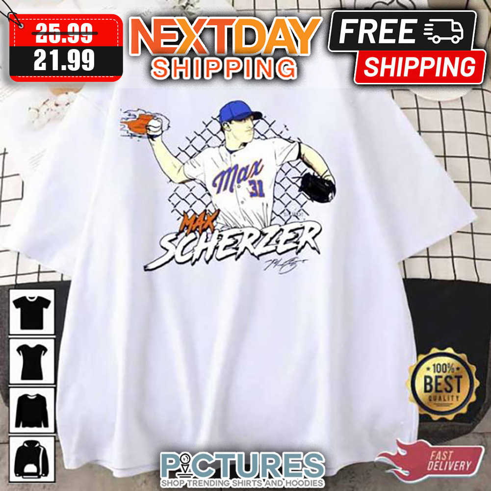 Max Scherzer New York Mets MLB Signature shirt