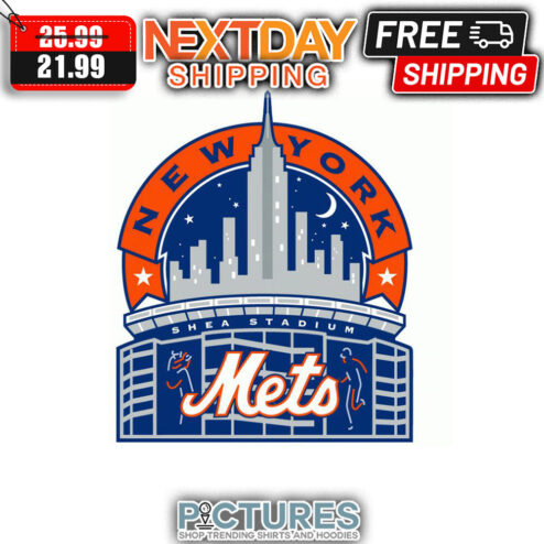 New York Shea Stadium Mets MLB shirt
