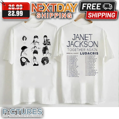 Janet Jackson Tour 2023 Together Again shirt