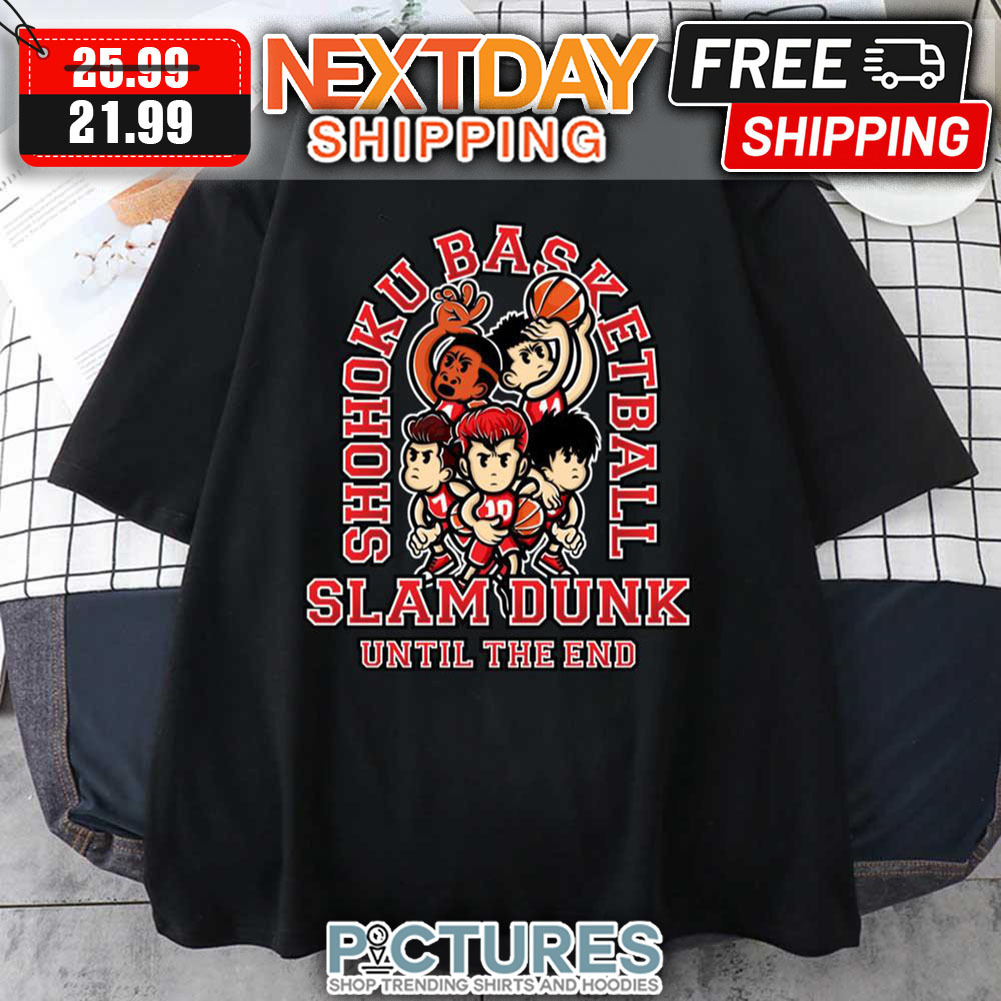 Shohoku Basketball Until The End Slam Dunk Anime shirt