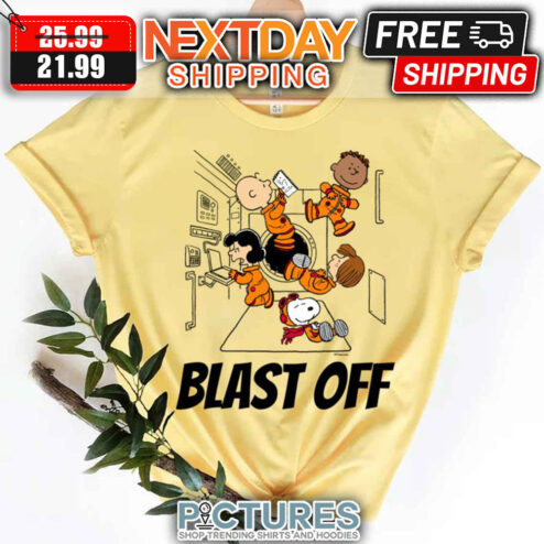 Peanuts Space Blast Off shirt