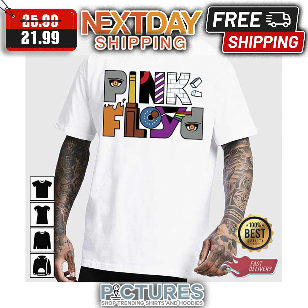 Pink Floyd Album Logo Full Color shirt