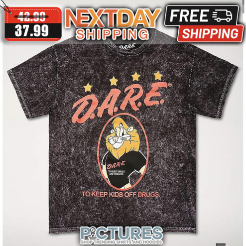 Lion Dare To Keep Kids Off Drugs Mineral Wash shirt