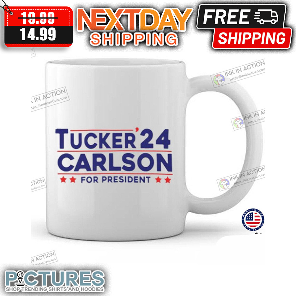 Tucker Carlson 2024 For President mug
