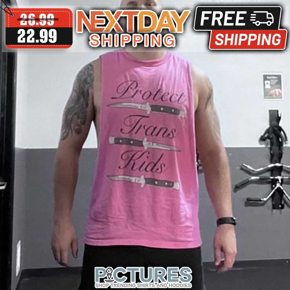Knife Protect Trans Kids LGBTQ shirt
