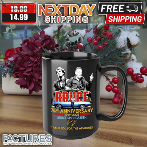 Bruce 74Th Anniversary 1949 2023 Bruce Springsteen Mug