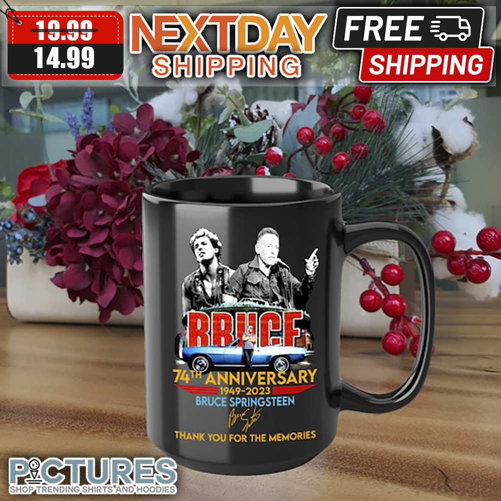 Bruce 74Th Anniversary 1949 2023 Bruce Springsteen Mug