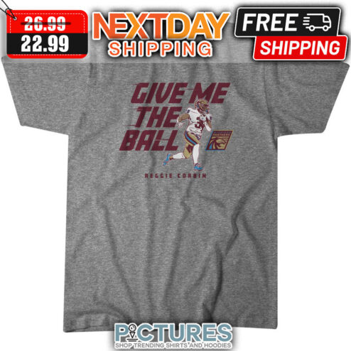 Reggie Corbin Give Me The Ball Michigan Panthers USFL shirt