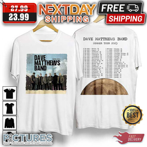 Dave Matthews Band Summer Tour 2023 shirt