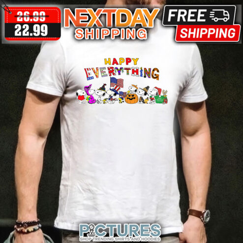 Snoopy all holidays happy everything shirt