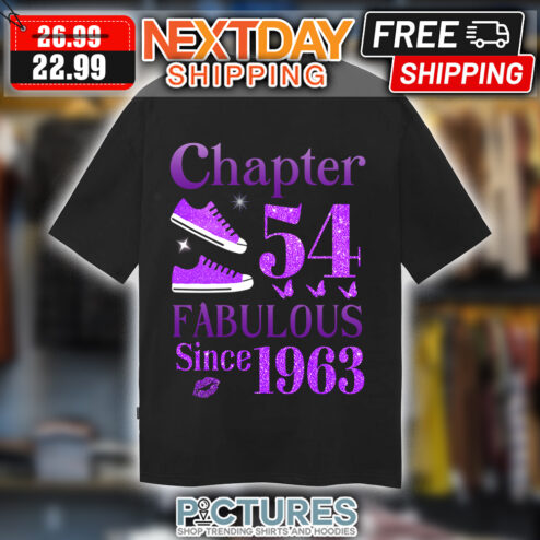 Personalized Shoes Chapter 54 fabulous since 1963 Purple shirt