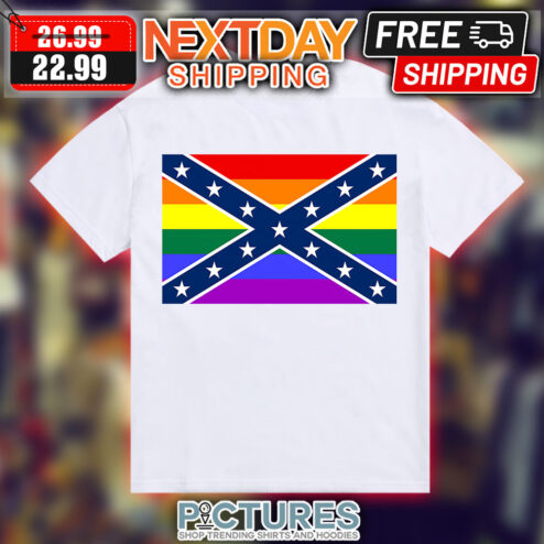 Gay Confederate Pride Flag Shirt