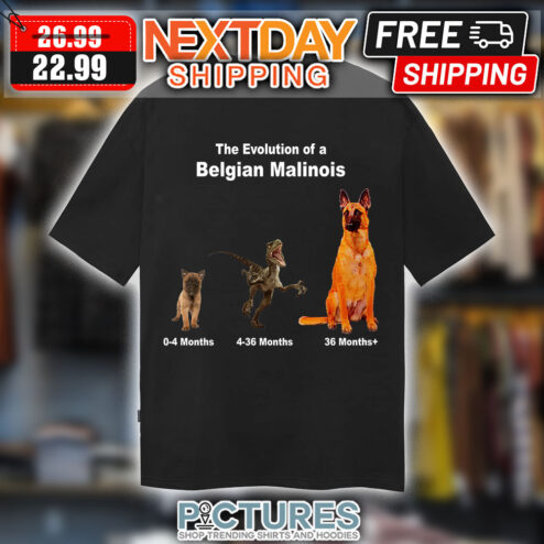 The Evolution of a Belgian Malinois shirt