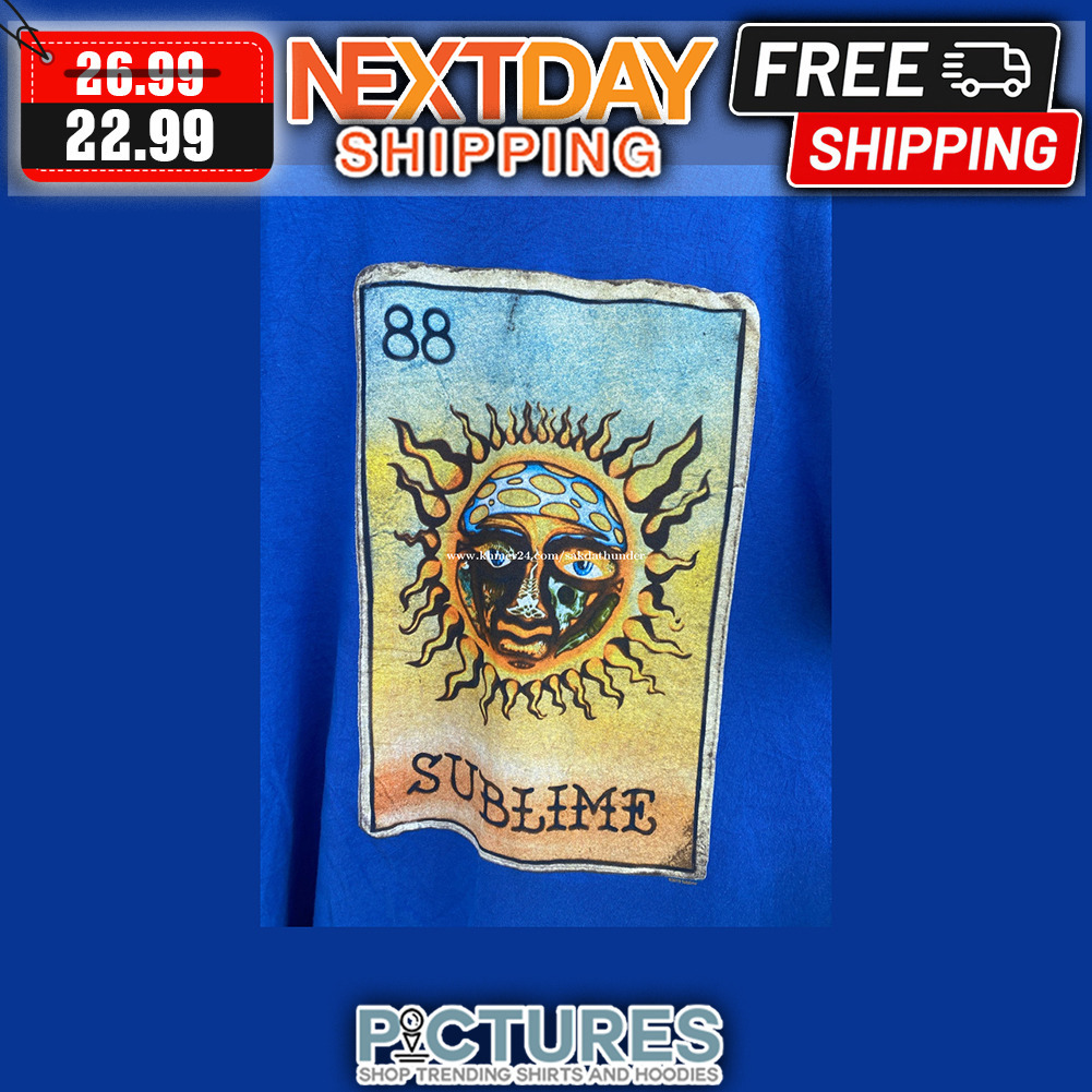 Sunset Sublime 88 Card shirt