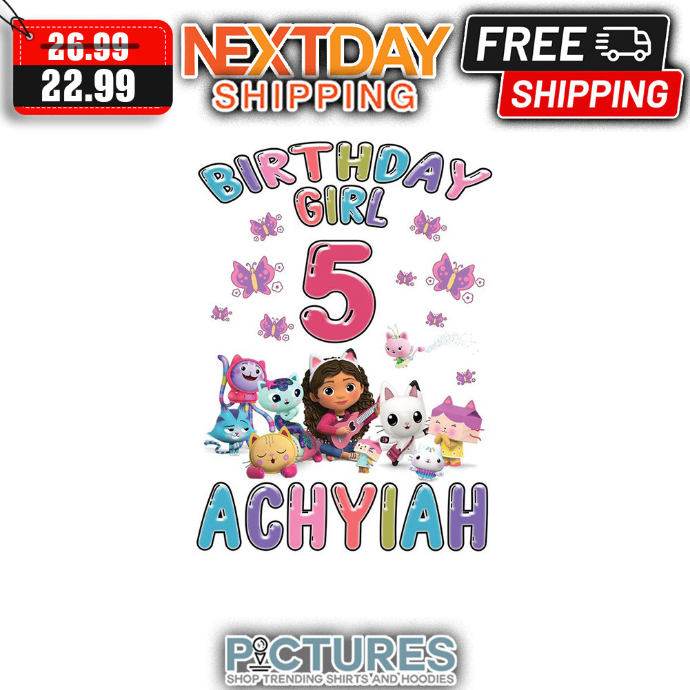 Birthday Girl 5 Achyiah shirt