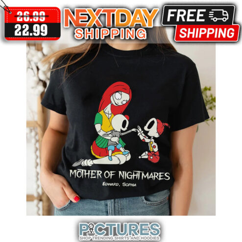Personalized Sally Mother Of Nightmares Custom Name kids Mother's day shirt