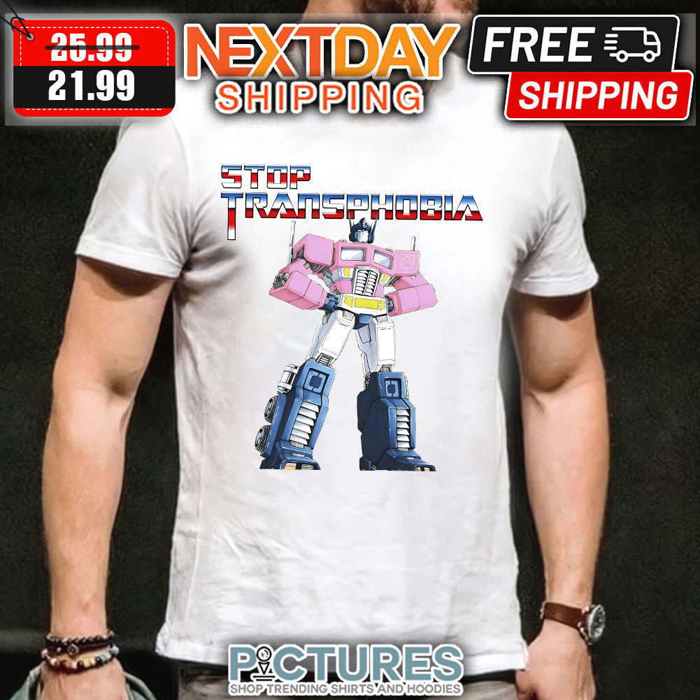 Transformer Stop Transphobia LGBTQ shirt