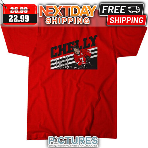 Chris Chelios Detroit Red Wings NHL Signature shirt