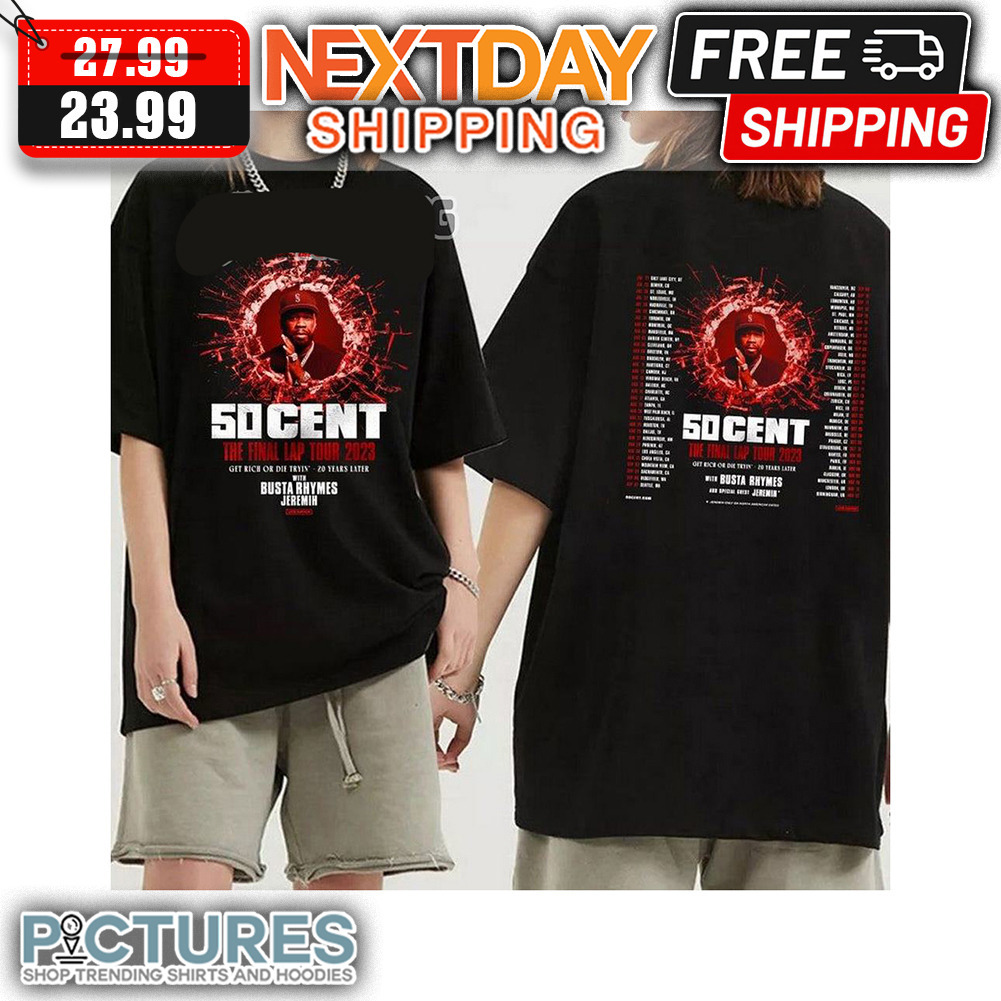50 Cent The Final Lap Tour 2023 Shirt shirt