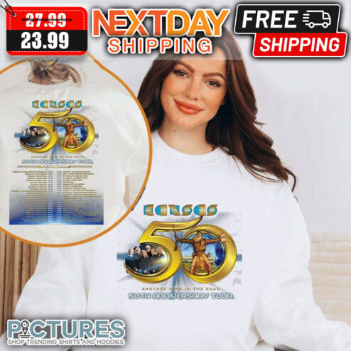 Kansas Rock Band 50Th Anniversary Tour 2023 shirt