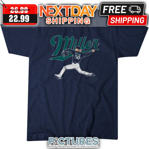 Bryce Miller Number 50 Seattle Mariners MLB shirt