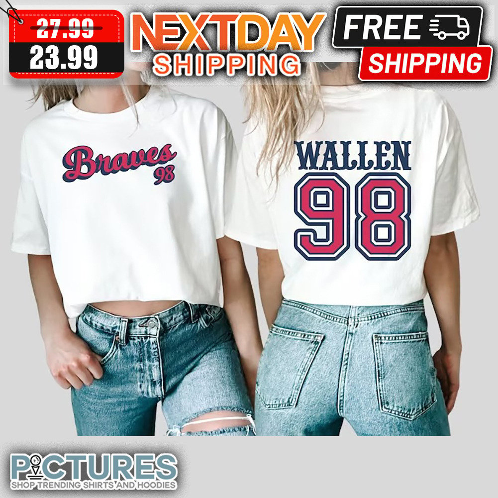 2023 Wallen 98 Braves Baseball Jersey Shirt Braves Wallen 