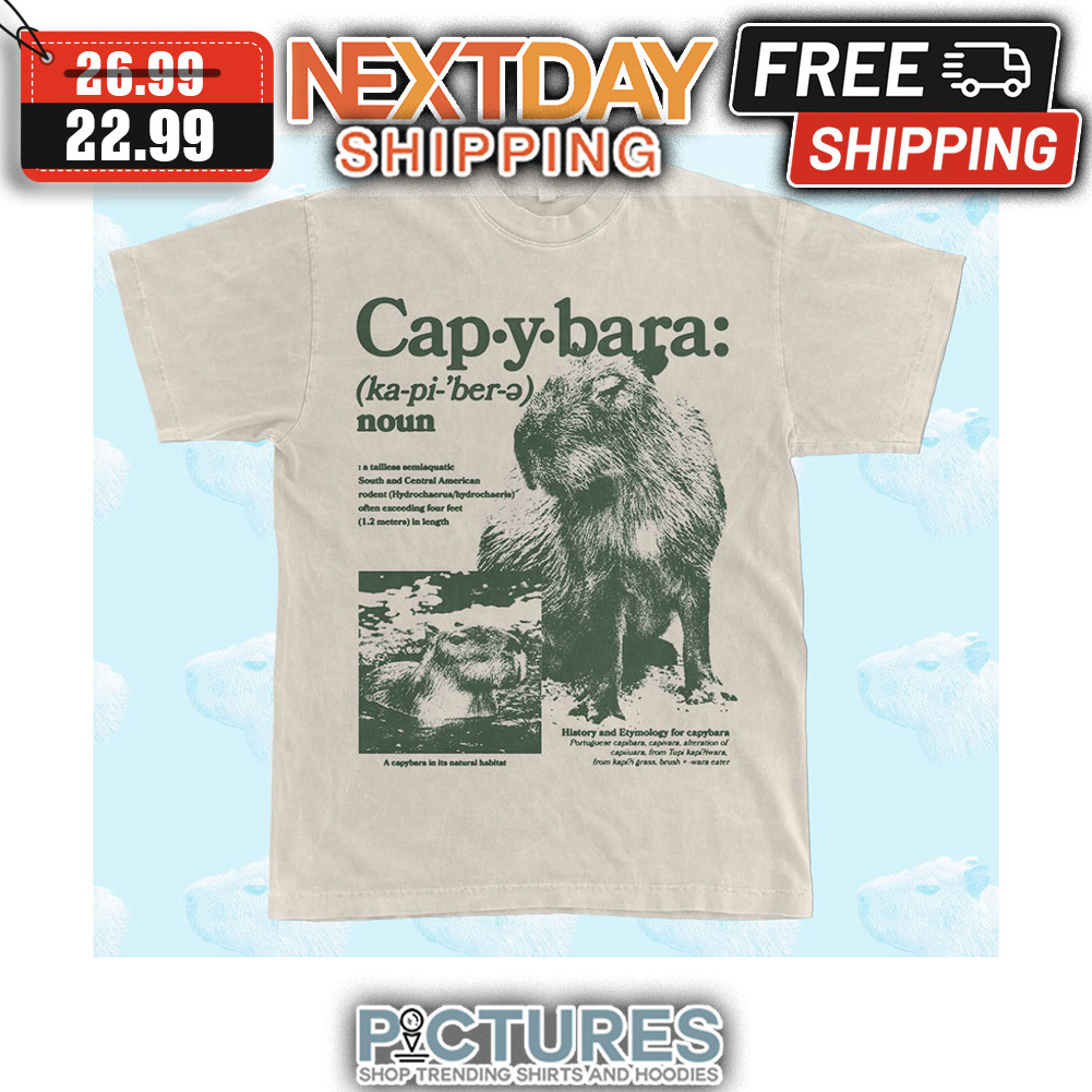 Capybara Noun shirt