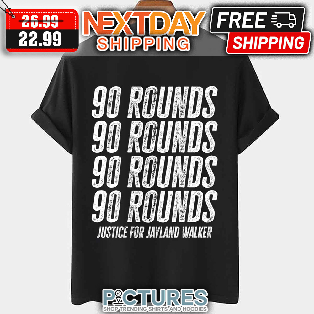 90 Rounds Justice For Jayland Walker Vintage shirt