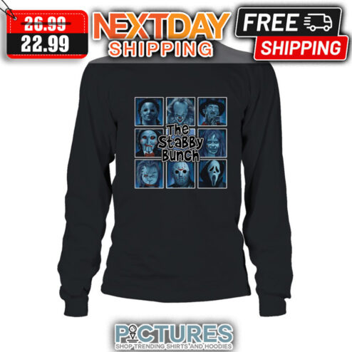 The Stabby Bunch Horror Characters shirt