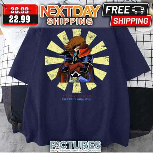 Captain Harlock Retro Japanese shirt
