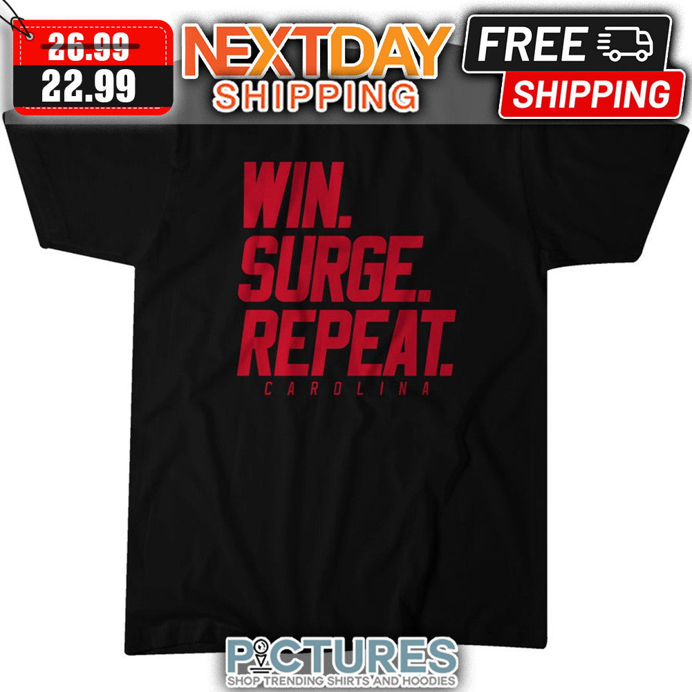 Win Surge Repeat Carolina Hurricanes NHL shirt