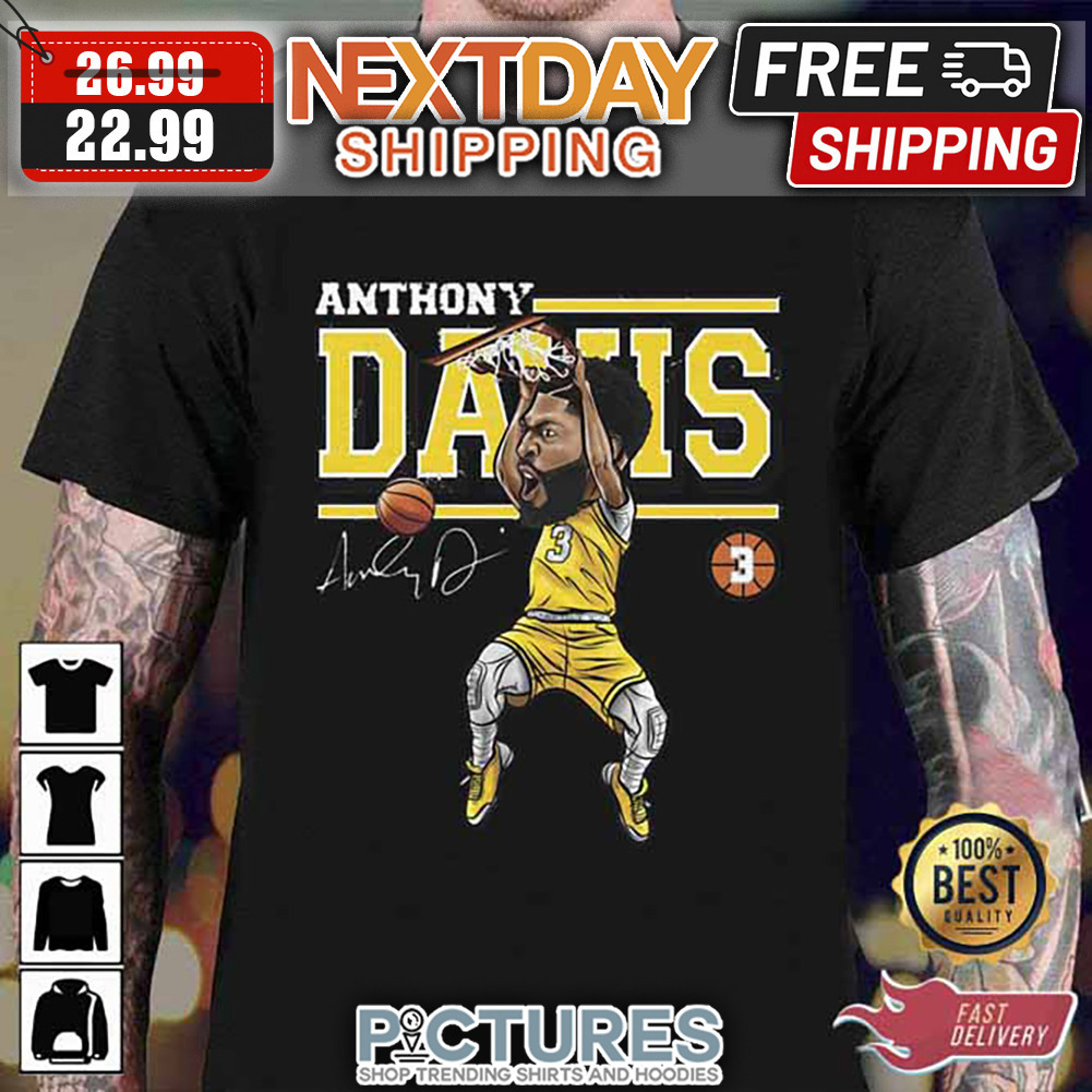 Anthony Davis Los Angeles Lakers Signature NBA shirt