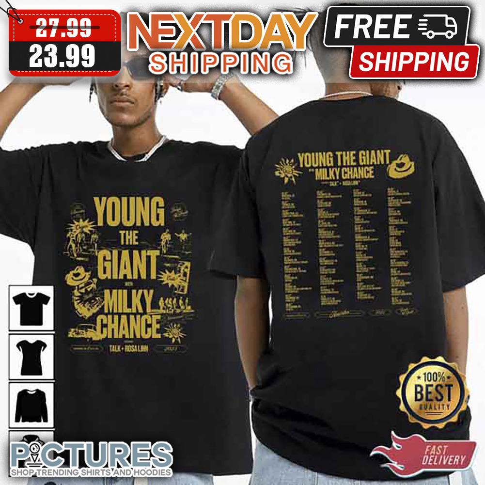 Young The Giant Milky Chance World Tour 2023 shirt