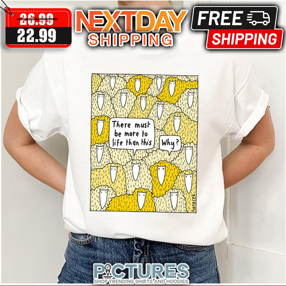 More To Life Sheep Judy Horacek There Must Be More To Life Than This Why shirt