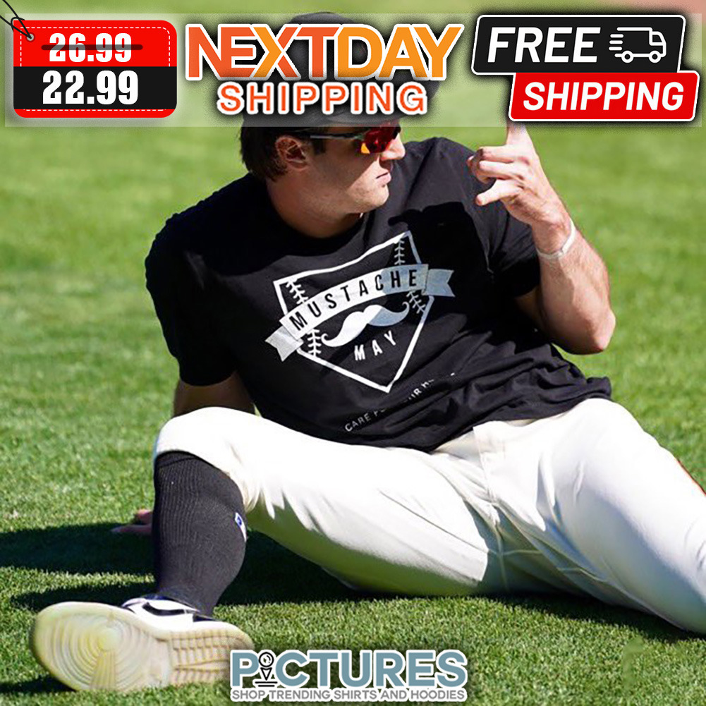 Mustache May Baseball shirt