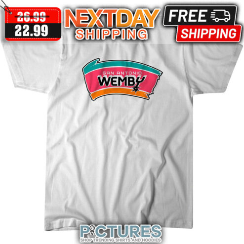 San Antonio Spurs Wemby NBA shirt