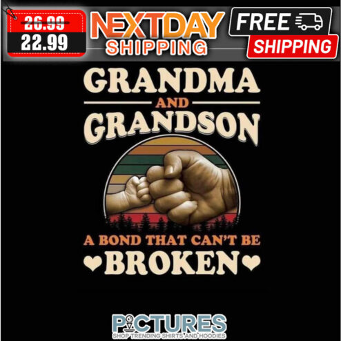 Grandma And Grandson A Bond That Can't Be Broken shirt