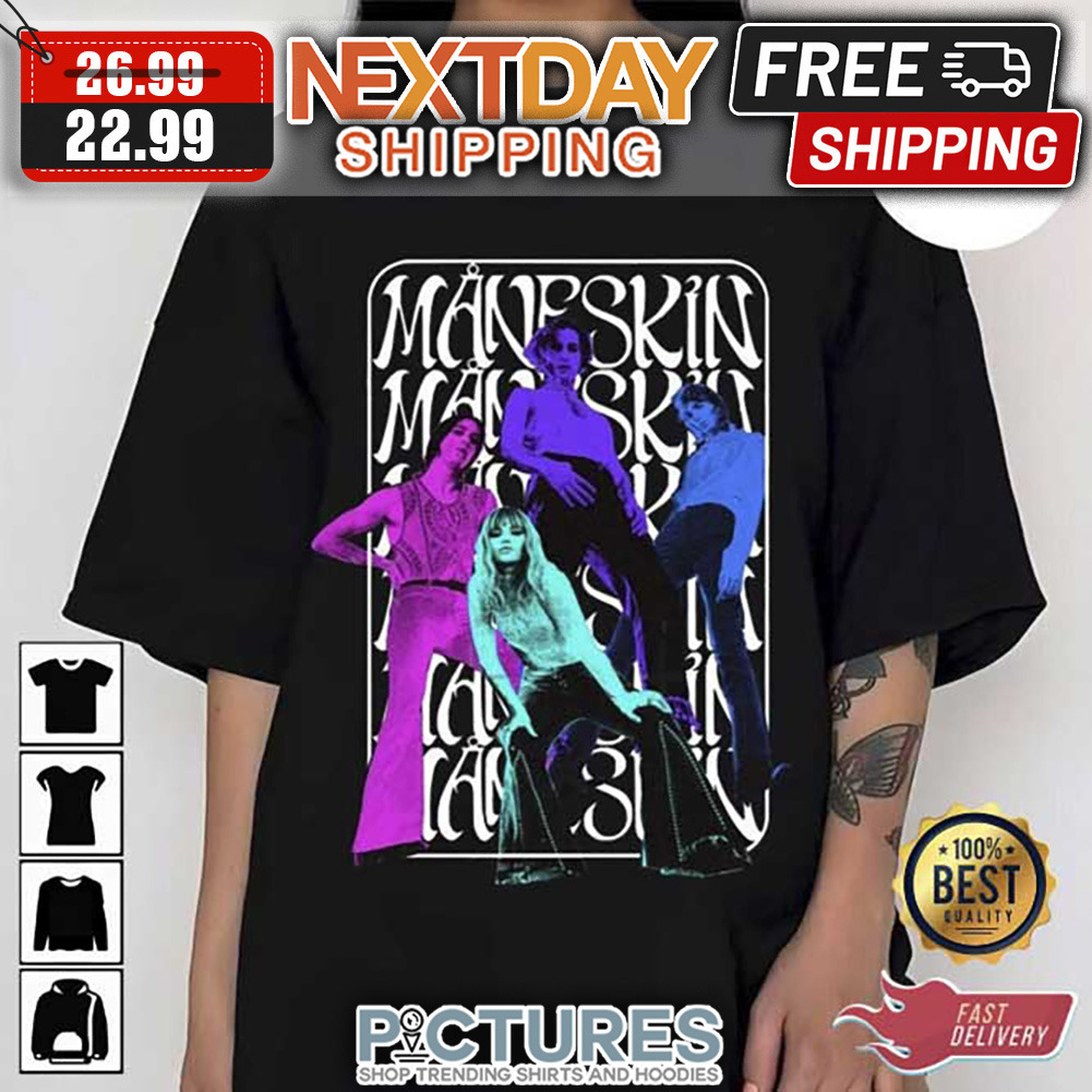 Maneskin Loud Kids Tour 2023 North American shirt