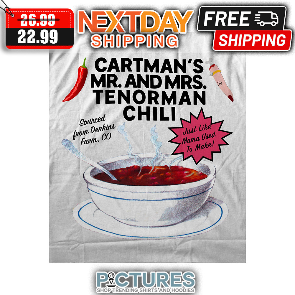 Cartman's Mr And Mrs Tenorman Chili shirt