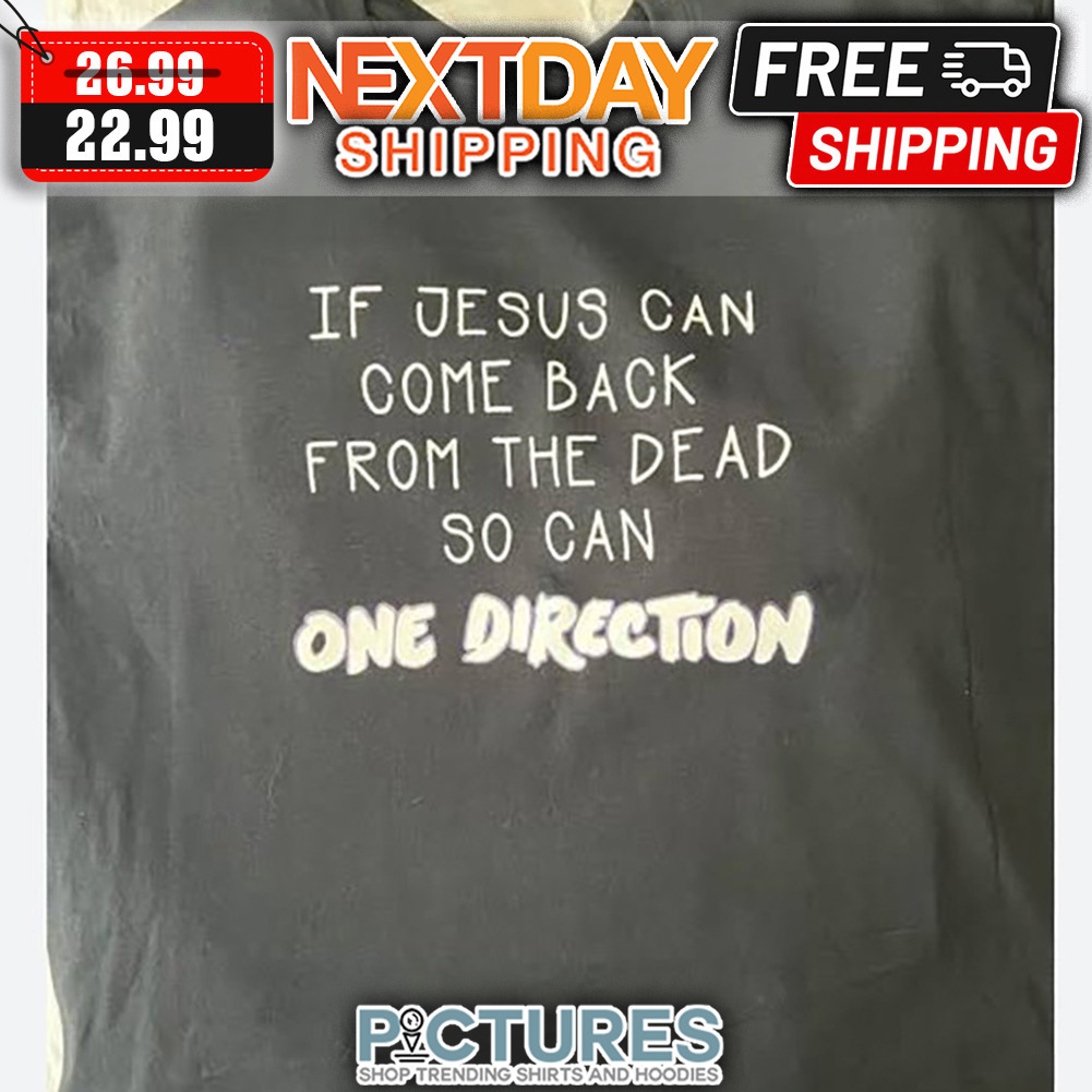 If Jesus Can Come Back From The Dead So Can One Direction shirt