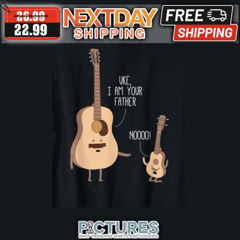 Guitar Uke I Am Your Father Noooo shirt